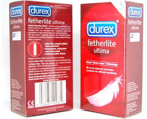 Bao cao su Durex Fetherlite hộp 12 cái size 52mm tại Tp Hồ Chí Minh (HCM)